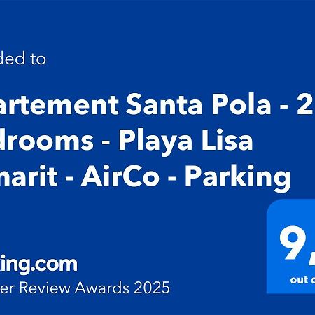 Apartement Santa Pola - 2 Bedrooms - Playa Lisa Tamarit - Airco - Parking Exteriér fotografie