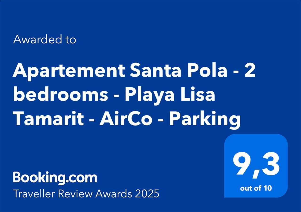 Apartement Santa Pola - 2 Bedrooms - Playa Lisa Tamarit - Airco - Parking Exteriér fotografie